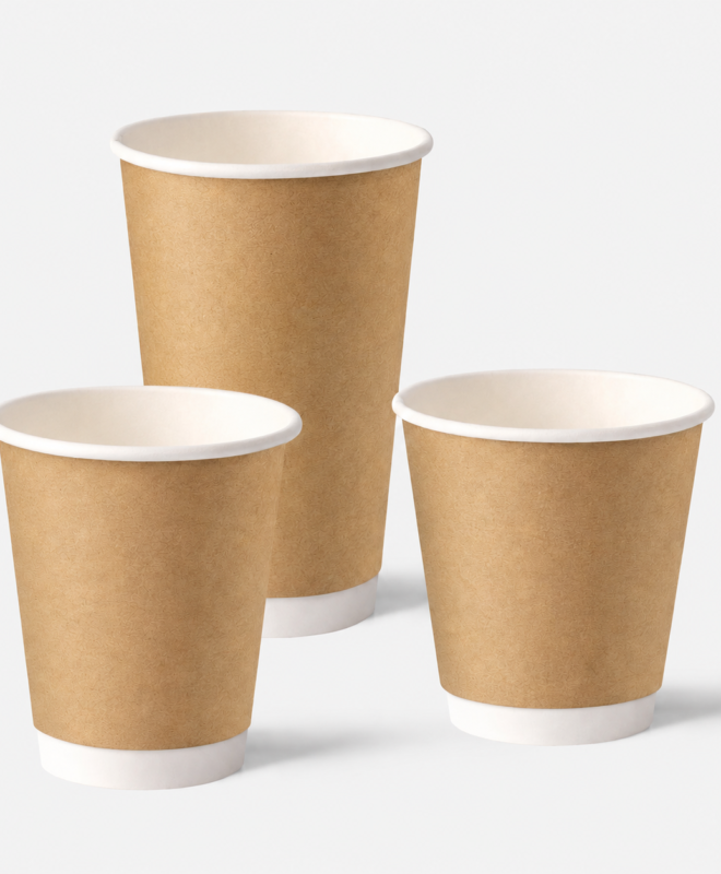 Kraft Double Wall Cup