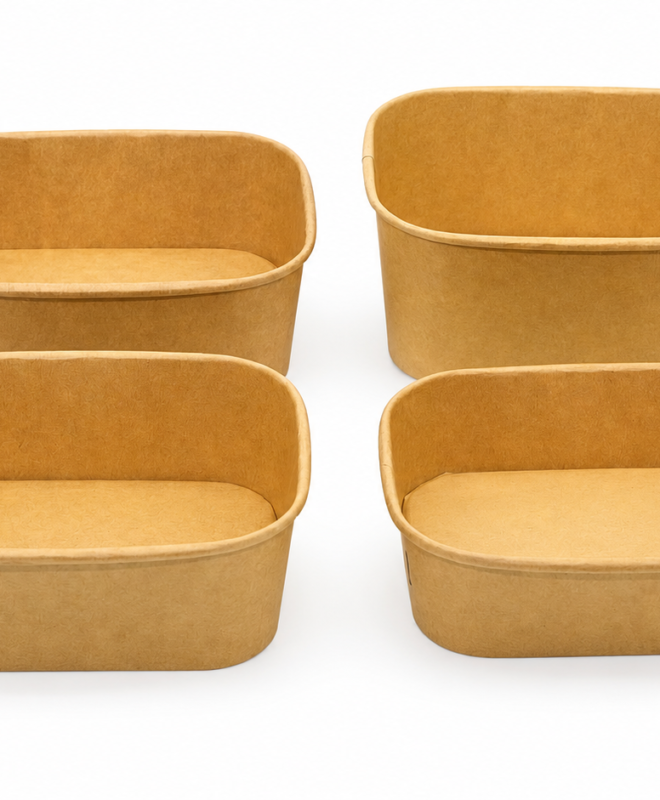 Square Kraft Bowl